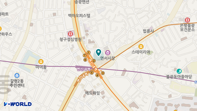가나다방문요양센터 위치 지도