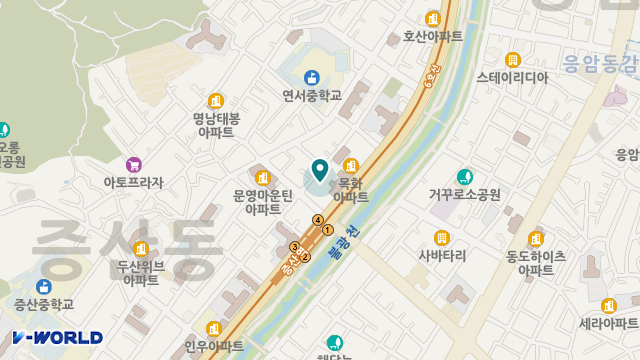 은평재가복지센터 위치 지도
