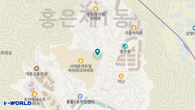 홍은데이케어센터 위치 지도