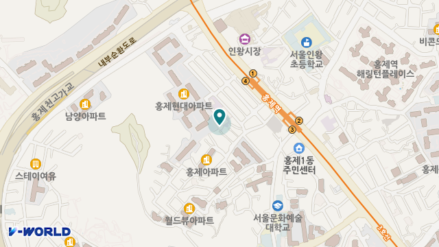 홍광데이케어센터 위치 지도