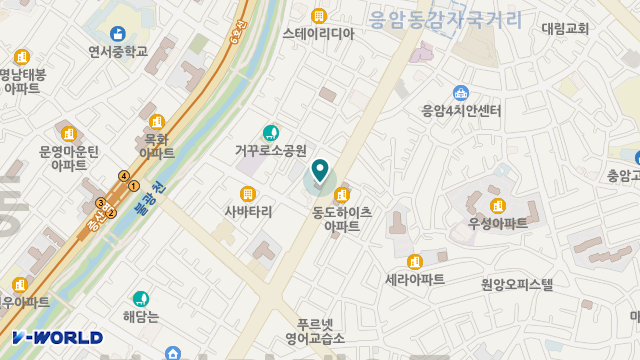 봄재가센터 위치 지도
