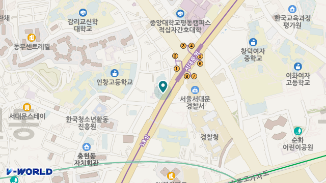굿모닝의료기 위치 지도