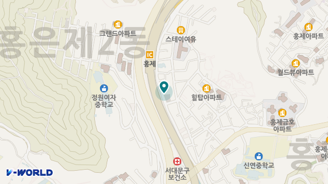 이화재가복지센터 위치 지도