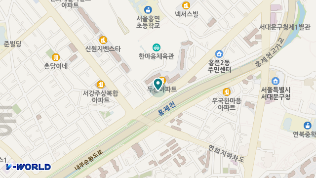 서대문 시니어 재가복지센터 위치 지도