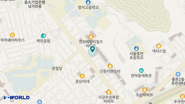 명지재가노인복지센터 위치 지도