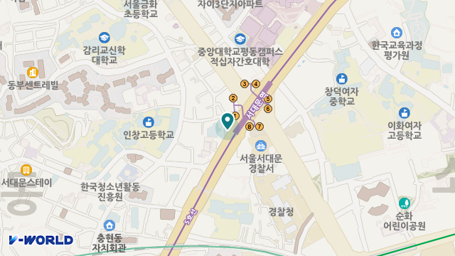 153어르신재가복지센터 위치 지도