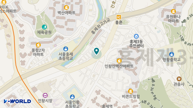 신기의료기 홍제점 위치 지도