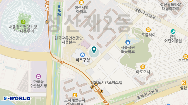 시립서부데이케어센터 위치 지도