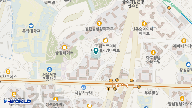 창전데이케어센터 위치 지도