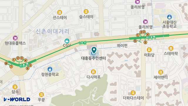 우리마포데이케어센터 위치 지도