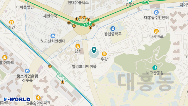 푸른재가복지센터 위치 지도