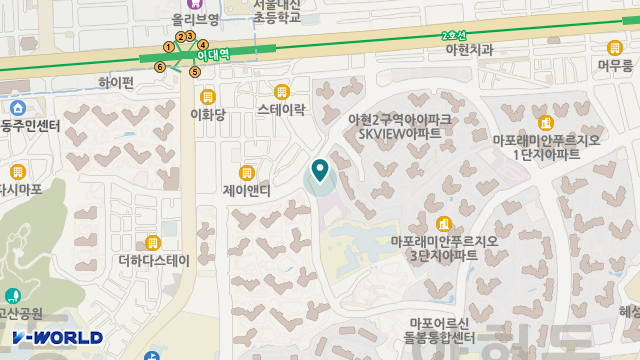 염리데이케어센터 위치 지도