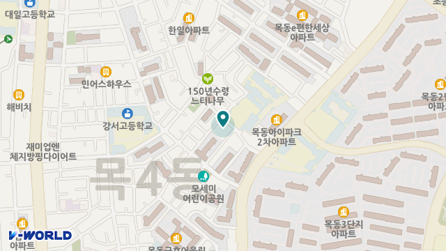 목동실버데이케어센터 위치 지도