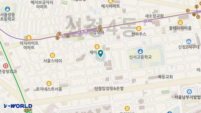 실버플러스양천복지센터 위치 지도