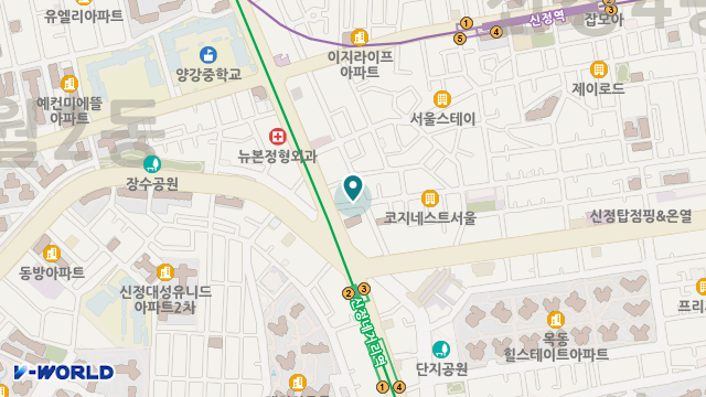 수정실버케어센터 위치 지도
