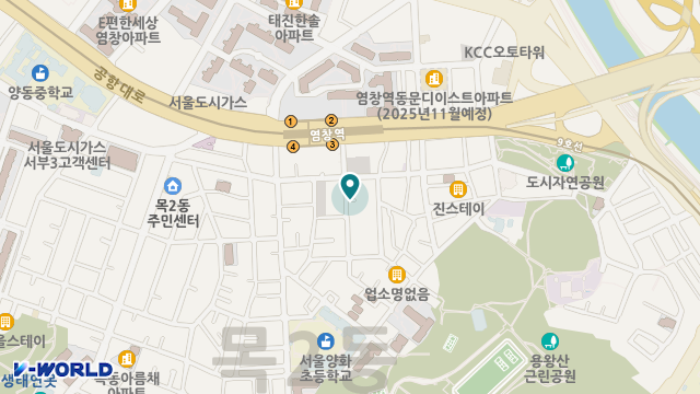 양천재가복지센터 위치 지도