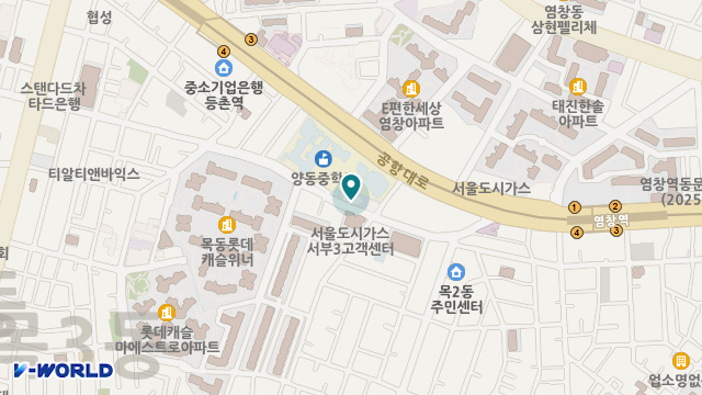 목동재가노인복지센터 위치 지도