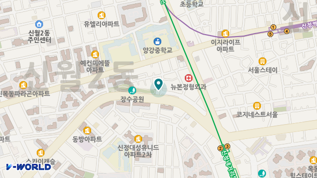 양천효사랑재가복지센터 위치 지도
