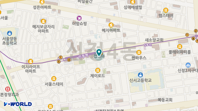 월드케어재가요양센터 위치 지도