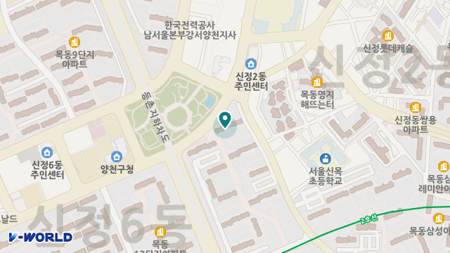 목동효정방문요양센터 위치 지도