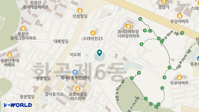 강서구립 연지데이케어센터 위치 지도