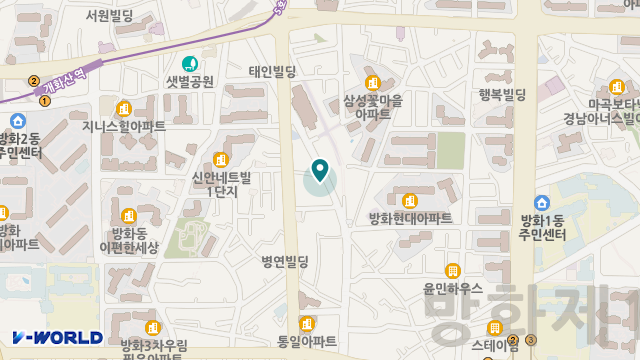 강서재활전문데이케어센터 위치 지도