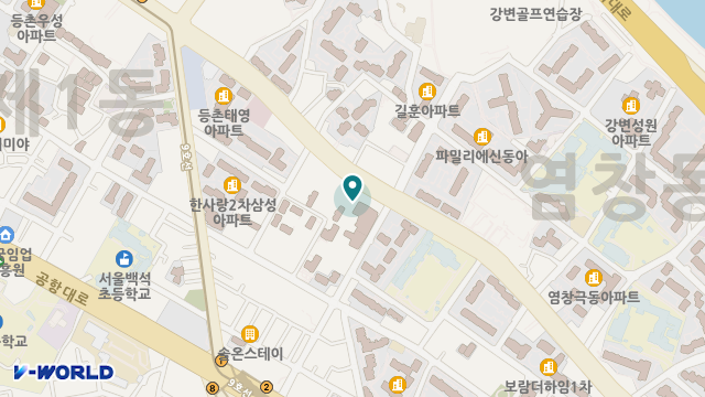 우장산의료기 위치 지도
