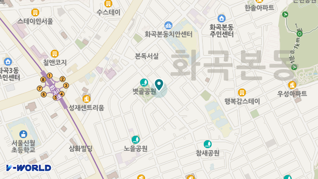 강서실버 재가복지센터 위치 지도
