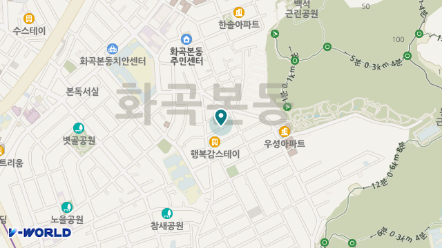 강서나래재가복지센터 위치 지도