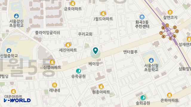 바른재가복지센터 위치 지도