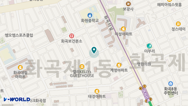 한양실버복지센터 위치 지도