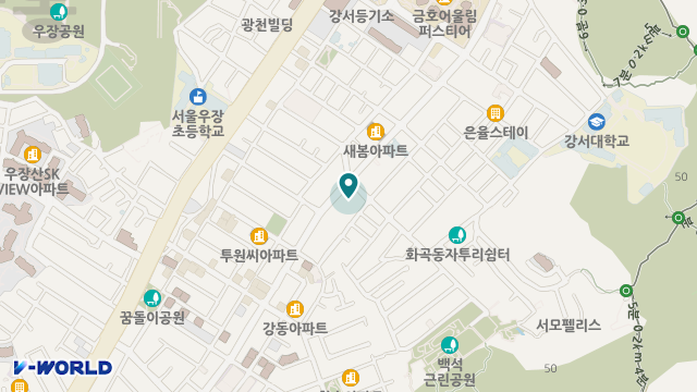 아리아케어 강서화곡 재가노인복지센터 위치 지도