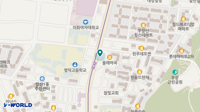 강서올리사랑재가복지센터 위치 지도