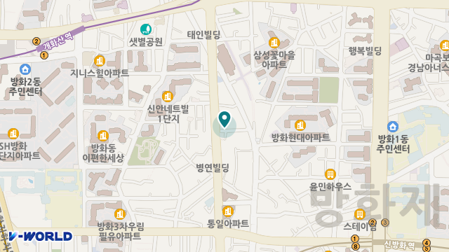 강서참사랑재가돌봄센터 위치 지도