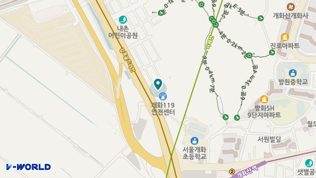 개화미라클재가어르신복지센터 위치 지도
