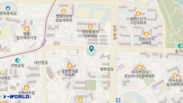 한양실버주간보호센터 위치 지도