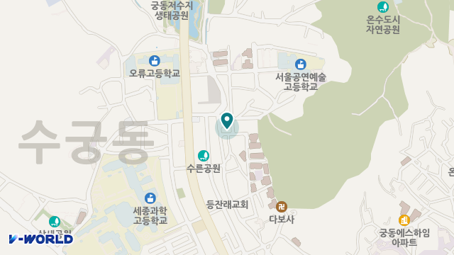 궁동데이케어센터 위치 지도