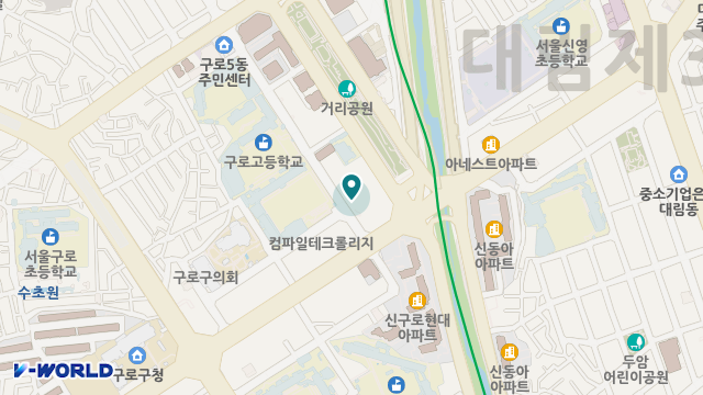 구로제일데이케어센터 위치 지도