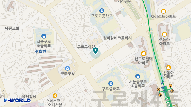 구로제일데이케어센터사랑점 위치 지도