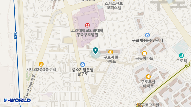 구로우리네재가복지센터 위치 지도