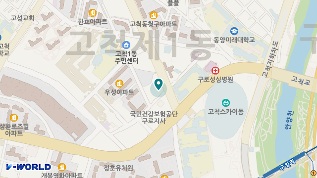 (주)구로 휴 복지법인주간보호센터 위치 지도