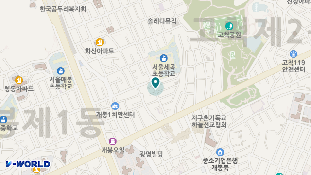 돌봄재가복지센터 위치 지도