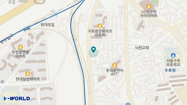 구립화원데이케어센터 위치 지도