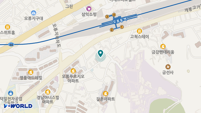 구로100세 데이케어센터 위치 지도