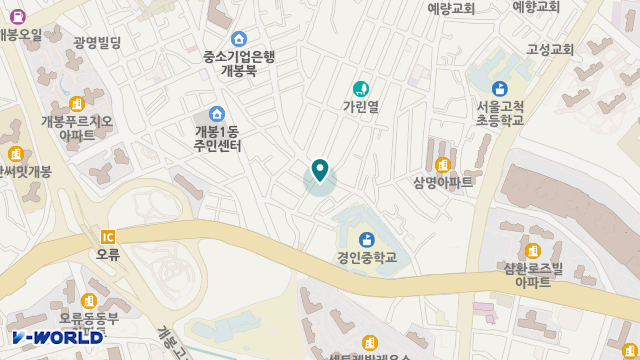 구로따뜻한마음 재가센터 위치 지도