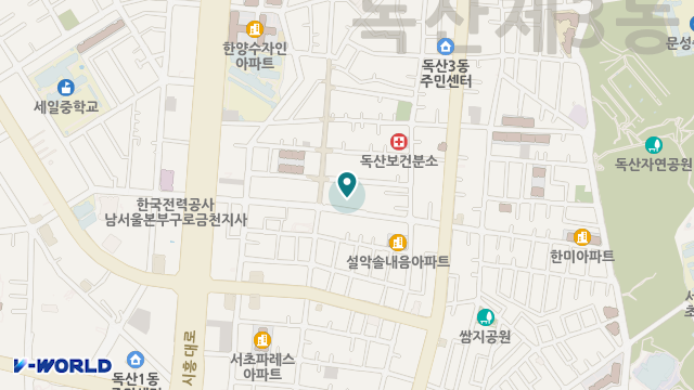 (금천)하늘방문요양센터 위치 지도