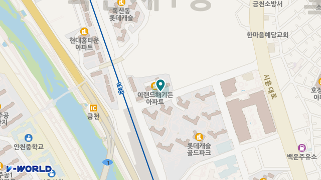 마음다함어르신돌봄센터 독산점 위치 지도