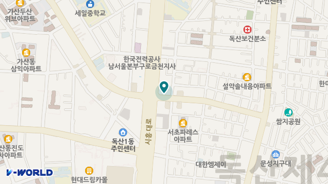 우리데이케어센터 위치 지도