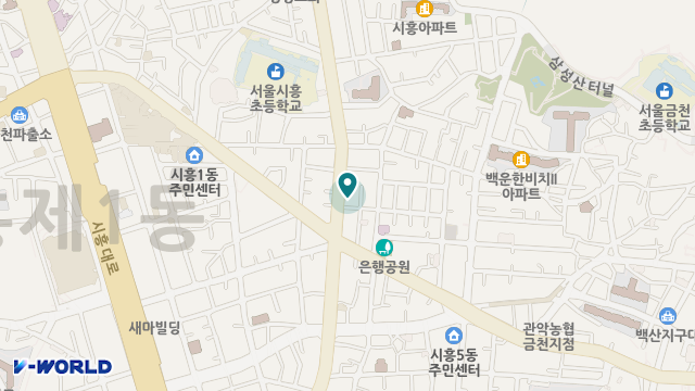 금천둥지방문요양센터 위치 지도