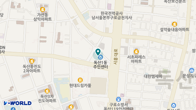 금빛사랑데이케어센터 위치 지도